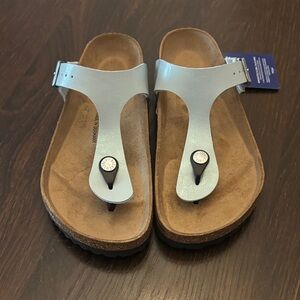 Birkenstock Light Blue Thong Sandals NEW
